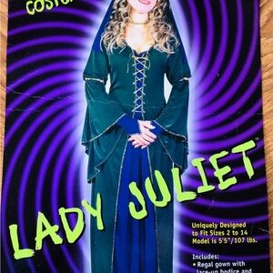 Lady Juliet Adult 8 piece Costume M-L (8-14) NIB